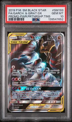 Pokemon TCG Garchomp & Giratina GX Black Star Promo PSA 10 - Image 1