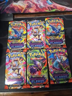 Pokemon TCG Phantasmal Flames Booster Packs English Factory Sealed - Random Art - Image 1