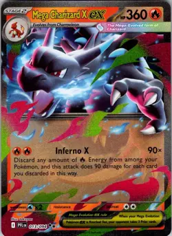 Pokemon TCG Mega Charizard X ex 13/94 Phantasmal Flames Double Rare - Image 1