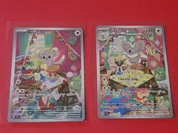 Pokemon Temporal Forces Lot Of 2. Minccino & Cinccino - Image 1