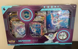 Pokemon Vaporeon VMAX Premium Collection Box Sealed - Image 1