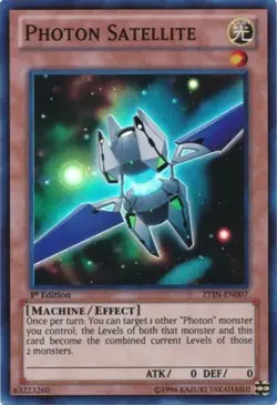 Photon Satellite - ZTIN-EN007 - Super Rare - 1st Edition - Lightly Played - Image 1