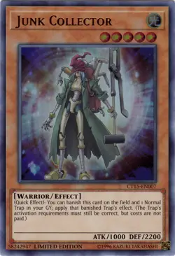Junk Collector - CT15-EN007 - Ultra Rare - Limited Edition - Lightly Played - Image 1