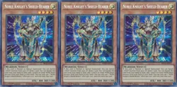3x Noble Knight's Shield-Bearer | BROL-EN017 | SCR | 1st Ed | NM | YuGiOh - Image 1