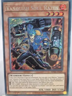 Vanquish Soul Razen MP24-EN139 Prismatic Secret Rare 1st Edition Yu-Gi-Oh! TCG - Image 1