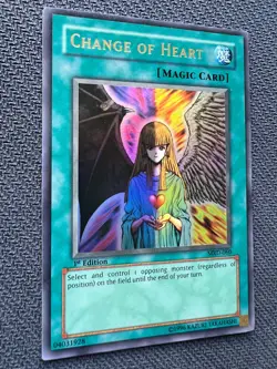 Yugioh Change of Heart 1st Edition Ultra Rare MRD-060 NM - Image 2