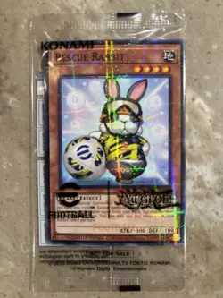 Yugioh Rescue Rabbit & Neymar Jr 2025 eFootball Promo Set EFC1-EN001 Sealed - Image 1