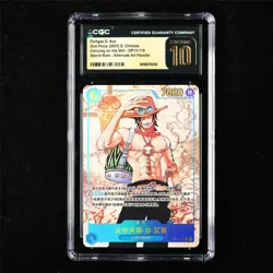 CGC 10 Pristine 2025 One Piece CHN Portgas D.Ace OP13-119 SEC - Image 1