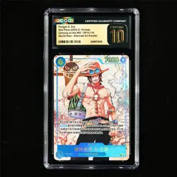 CGC 10 Pristine 2025 One Piece CHN Portgas D.Ace OP13-119 SEC - Image 2