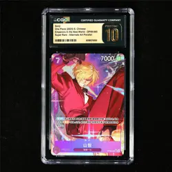 CGC 10 PRISTINE 2025 One Piece CHN Sanji OP09-065 SR - Image 2