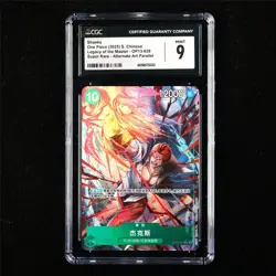CGC 9 MINT 2025 One Piece CHN Shanks OP13-028 SR (ALT ART) - Image 1