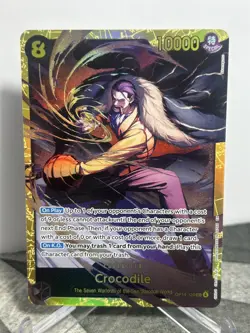 Crocodile - OP14-120 Sec The Azure Sea's Seven Op14 One Piece Tcg PACK FRESH - Image 1