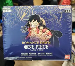 ONE PIECE ENG. ROMANCE DAWN OP-01 WHITE BOTTOM BOOSTER BOX (SEALED) CORNER DINGS - Image 5