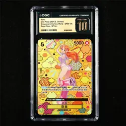 CGC 10 PRISTINE 2024 One Piece CHN Nami OP08-106 SR-SP Ver. - Image 2