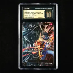 CGC 10 PRISTINE 2025 One Piece CHN Sabo OP07-118 SEC - Image 2