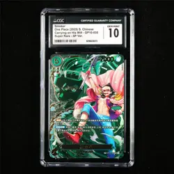 CGC 10 GEM MINT 2025 One Piece CHN Smoker OP10-030 SR - Image 2