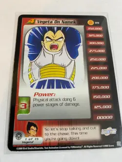 Dragon Ball Z CCG 2000 Score Frieza Saga Limited Promo Foil EXC/NM+ Card Pick - Image 1