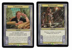 ASHNOD & TAWNOS Vanguard Cards 3x5 Magic MTG NM/M never played - Image 1