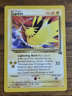 Pokemon Wotc Black Star Promos 3 LEGENDARY BIRDS nice looking cards,, - Image 5
