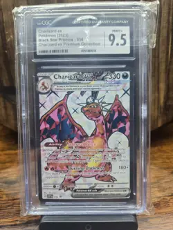 Charizard Ex - 2023 Black Star Promo #056 - pokemon cards graded CGC 9.5 Mint+ - Image 1
