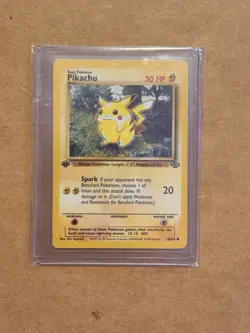 Vintage Pokemon Card - 1999 Jungle Pikachu 60/64 1st Edition - Image 1