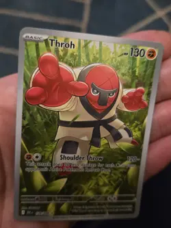 Pokemon Card TCG - Throh 128/086 Black Bolt English - Illustration Rare - NM ⭐ - Image 1
