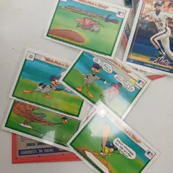 250+ Baseball Card Mixed Job Lot Mainly Topps Looney Tunes Michael Jordan - Image 4