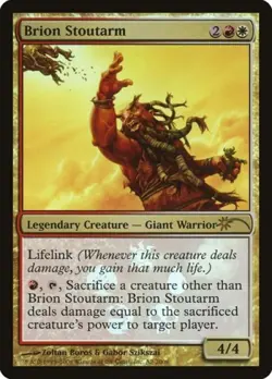Brion Stoutarm -Foil Medium Play MTG Promos: Media - Image 1