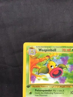Pokemon Cards: Jungle 1st Edition Uncommon: Weepinbell 48/64 - Image 2