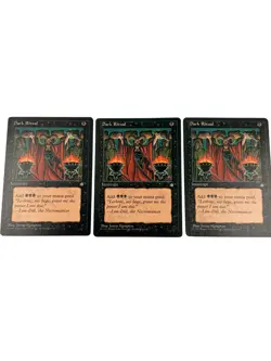 Magic The Gathering Dark Ritual Card Lot Justin Hampton Art (M) T2160 HS17 - Image 1