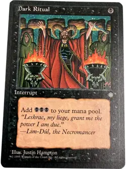 Magic The Gathering Dark Ritual Card Lot Justin Hampton Art (M) T2160 HS17 - Image 3