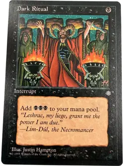 Magic The Gathering Dark Ritual Card Lot Justin Hampton Art (M) T2160 HS17 - Image 4