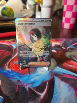 Pokemon Erika's Invitation Card 203/165 Scarlet & Violet 151 Series - Image 1