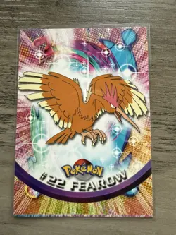 FEAROW #22 - BLUE Logo - NON-HOLO - TOPPS Pokemon Card - ErrorUUU - Image 1