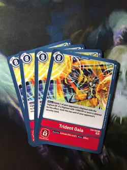 Digimon Card Game Playset Trident Gaia EX4-065 C Alternative Being - Image 1