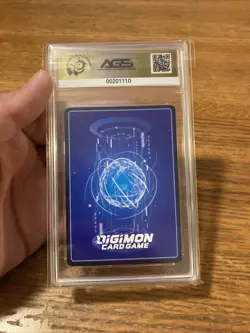 Digimon Card - Zudomon EX1-018 Bandai Classic Collection Graded 9.5 AGS Grading - Image 3