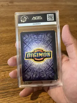 Bandai Digimon Trading Card Series 3 Digi-Egg of Courage Bo-152 Graded 8.5 AGS - Image 3