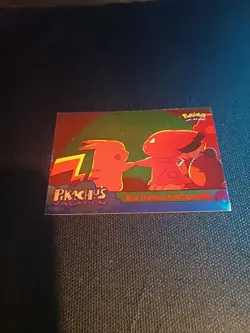 Pokemon Topps Movie card HOLO /Black label/ no.59 "New Friends and Farewells" - Image 1