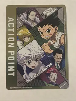 Hunter x Hunter FOIL Action Point Promo Prize UEPR/HTR-AP01 Union Arena Card Eng - Image 1