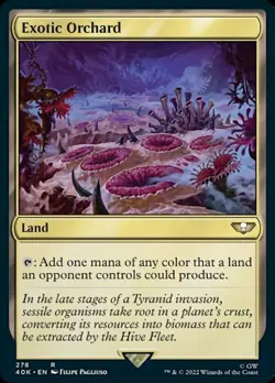 Exotic Orchard - Universes Beyond: Warhammer 40,000 #278 MTG Magic The Gathering - Image 1