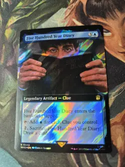 MTG Five Hundred Year Diary Extended Art Doctor Who LP FOIL- Surge - Image 2