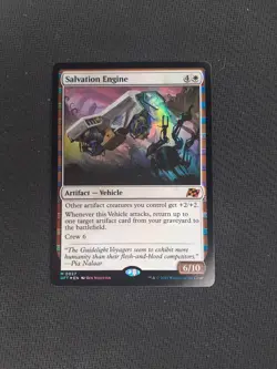 Salvation Engine #27 (Pre-release Foil) (NM) Aetherdrift DFT Magic MTG - Image 1