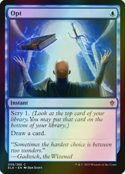 MTG Opt Foil ** Throne of Eldraine ** English (NM) - Image 1