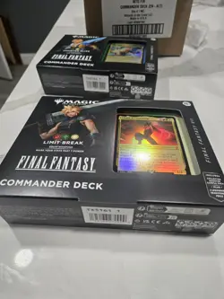 New & Sealed Final Fantasy Commander Deck ( Set of All 4 Decks) Magic MTG - Image 4