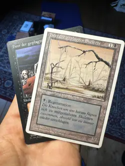 German Misprint • Pack Fresh • Drudge Skeletons + Extra • Mtg (645) - Image 1