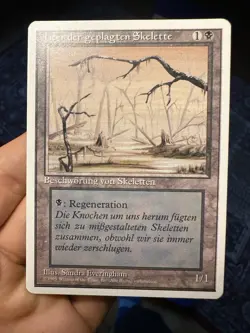 German Misprint • Pack Fresh • Drudge Skeletons + Extra • Mtg (645) - Image 2