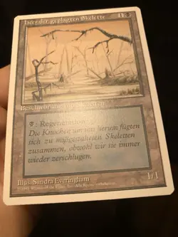 German Misprint Drudge Skeletons Swamp With Regenerate • NM • Mtg (327) - Image 2