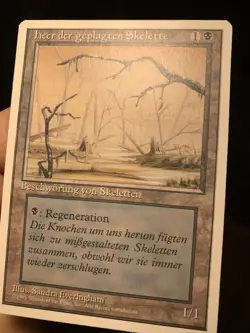 German Misprint Drudge Skeletons Swamp With Regenerate • NM • Mtg (327) - Image 3