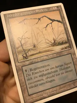German Misprint Drudge Skeletons Swamp With Regenerate • NM • Mtg (327) - Image 4