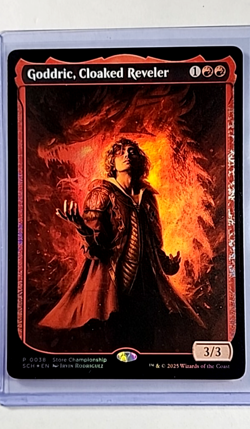 MTG Magic the Gathering Store Championship Promo Foil 38 Goddric Cloaked Reveler - Image 1